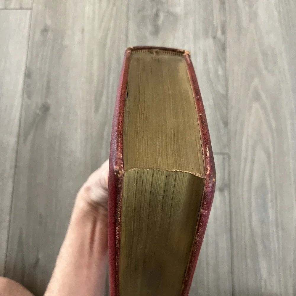 Shakespeare Works Vol 1 Staunton Leather 1866 Ed